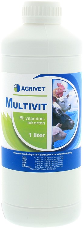 Multivit Oraal Agrivet 1l Regnl 4601 Span Groothandel Leverancier